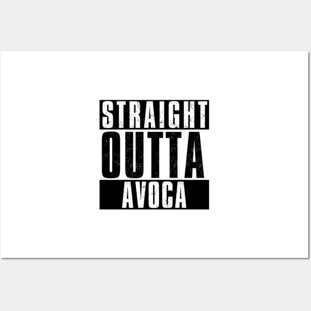 STRAIGHT OUTTA AVOCA Wall Art by Simontology